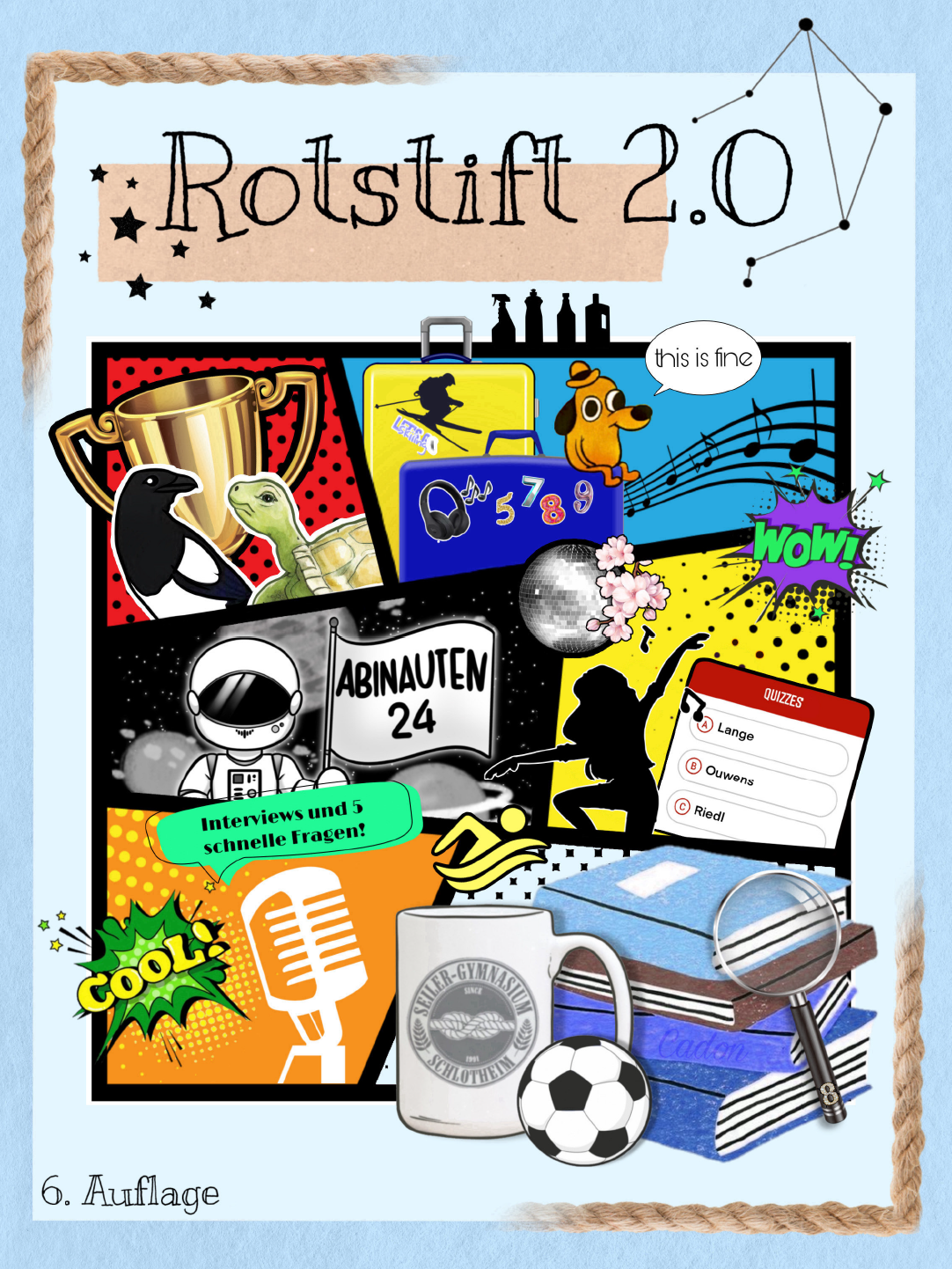 Rotstift Auflage 6