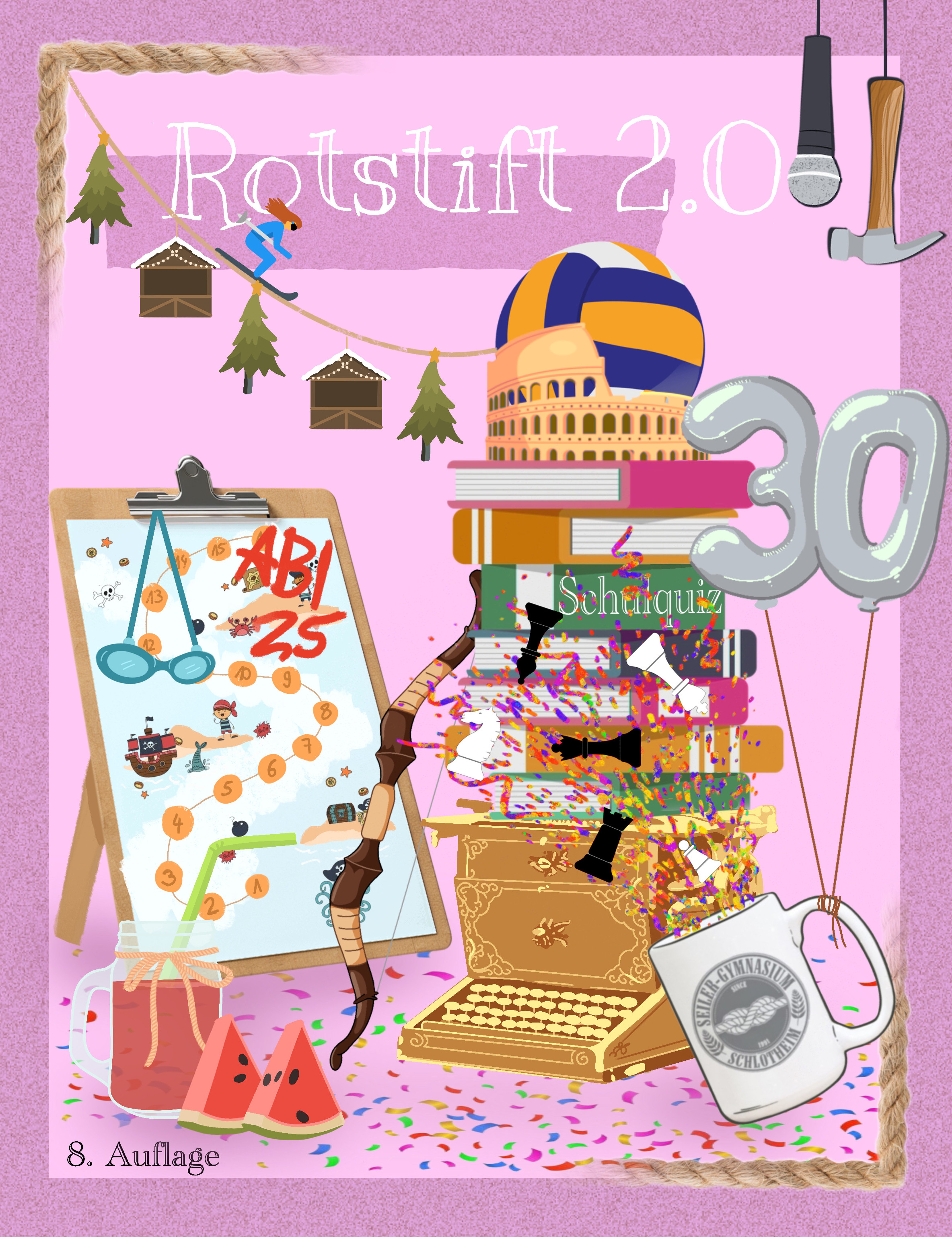 Rotstift Auflage 8
